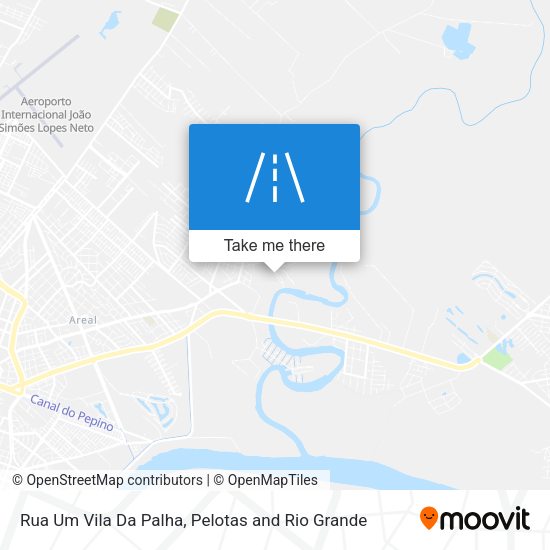 Rua Um Vila Da Palha map