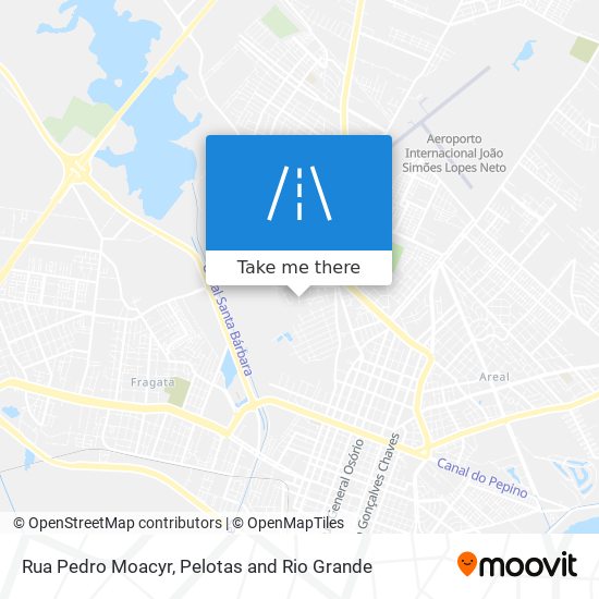 Mapa Rua Pedro Moacyr