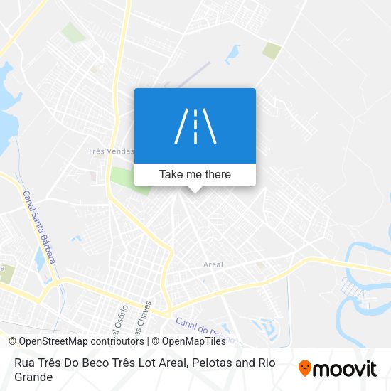 Rua Três Do Beco Três Lot Areal map
