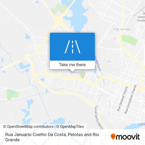 Rua Januario Coelho Da Costa map