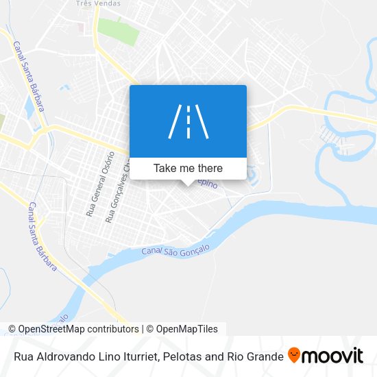 Rua Aldrovando Lino Iturriet map