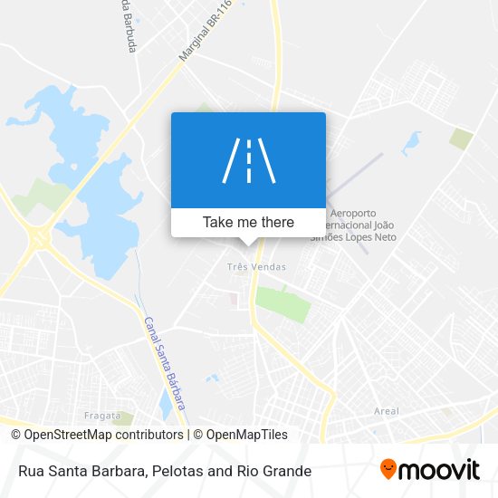 Rua Santa Barbara map