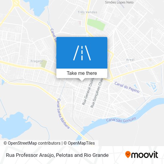 Rua Professor Araújo map