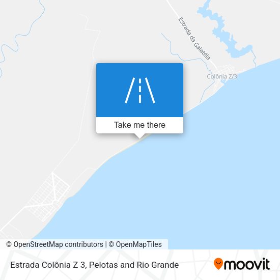 Estrada Colônia Z 3 map