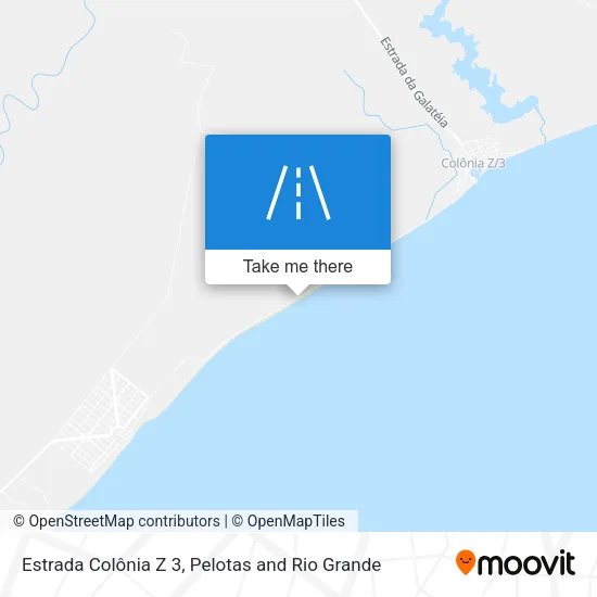 Estrada Colônia Z 3 map