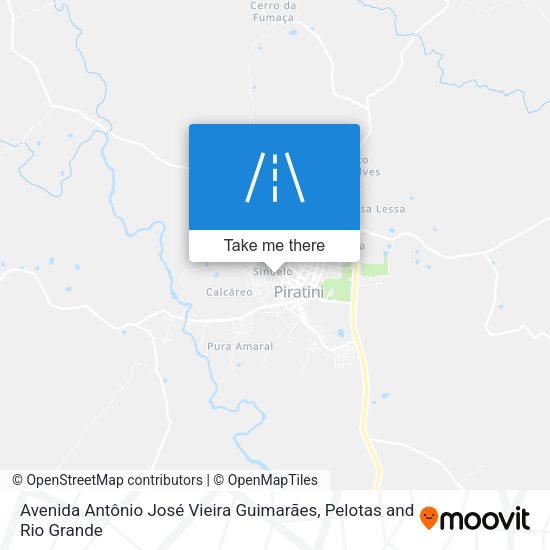 Avenida Antônio José Vieira Guimarães map