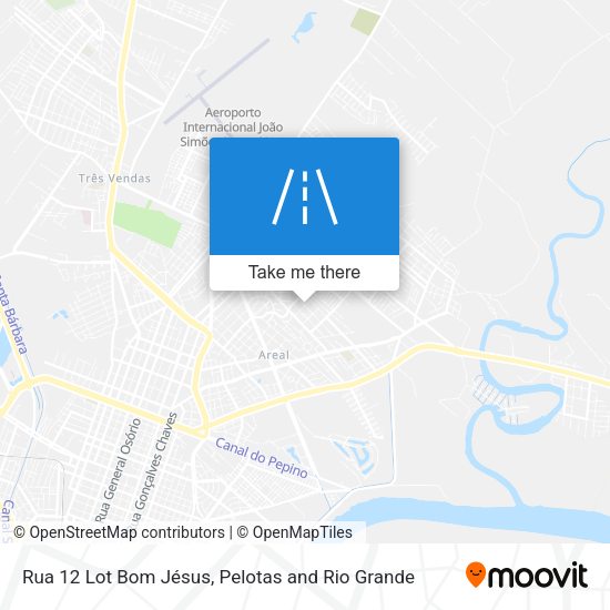 Rua 12 Lot Bom Jésus map