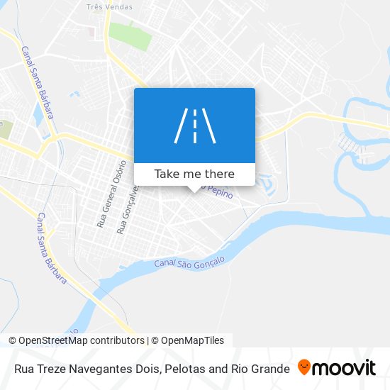 Rua Treze Navegantes Dois map