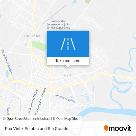 Rua Vinte map