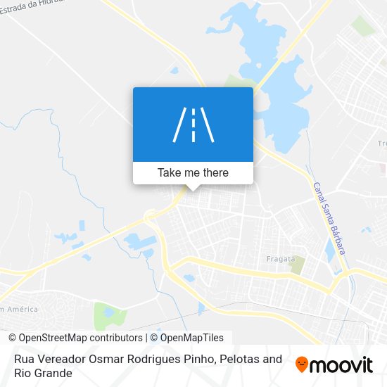 Rua Vereador Osmar Rodrigues Pinho map