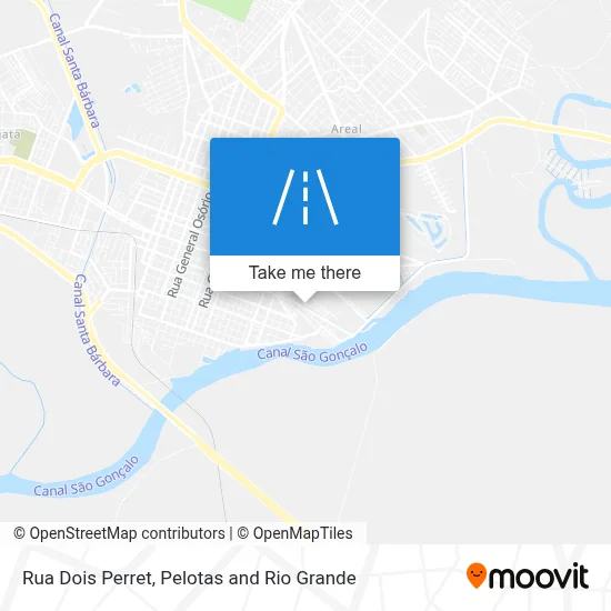 Rua Dois Perret map