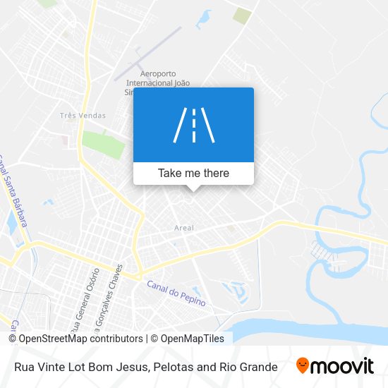 Rua Vinte Lot Bom Jesus map