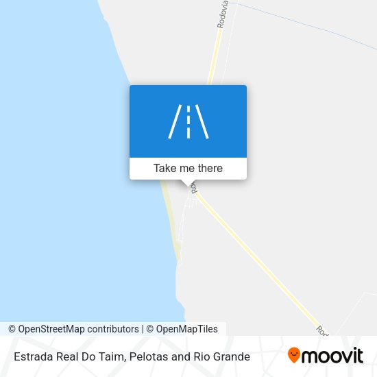 Estrada Real Do Taim map