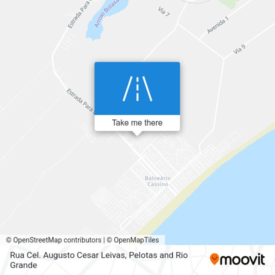 Rua Cel. Augusto Cesar Leivas map