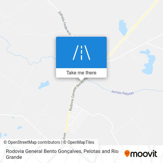 Rodovia General Bento Gonçalves map