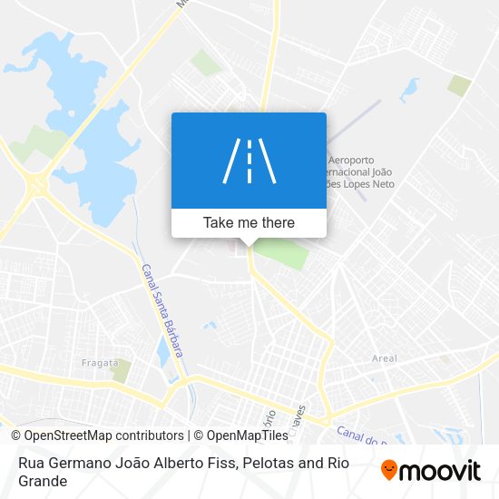 Rua Germano João Alberto Fiss map