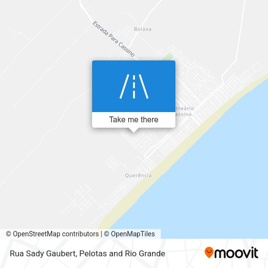 Rua Sady Gaubert map