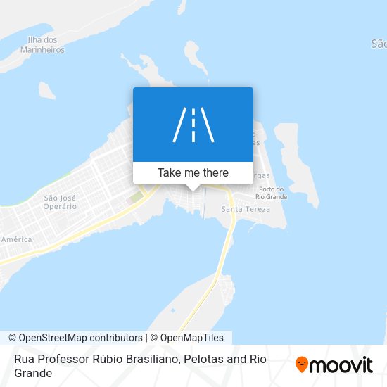 Rua Professor Rúbio Brasiliano map