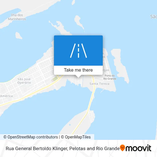 Rua General Bertoldo Klinger map