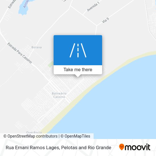 Rua Ernani Ramos Lages map
