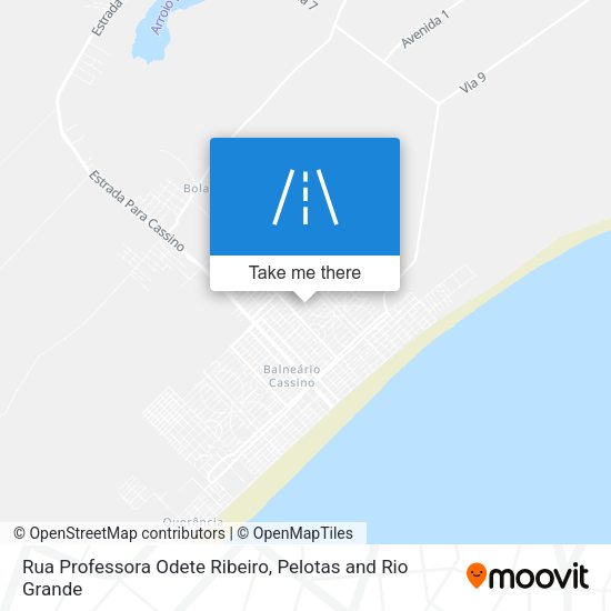 Rua Professora Odete Ribeiro map