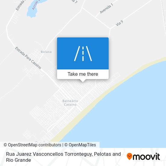 Rua Juarez Vasconcellos Torronteguy map