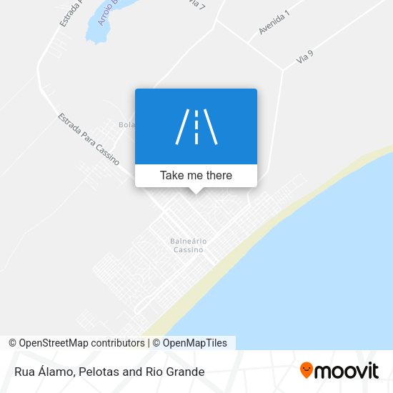 Rua Álamo map