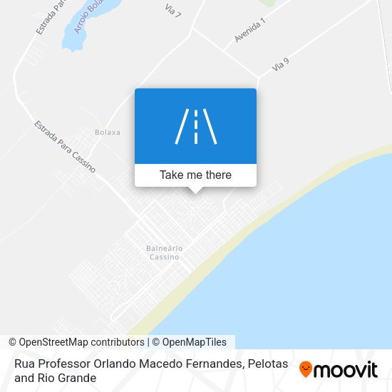 Rua Professor Orlando Macedo Fernandes map