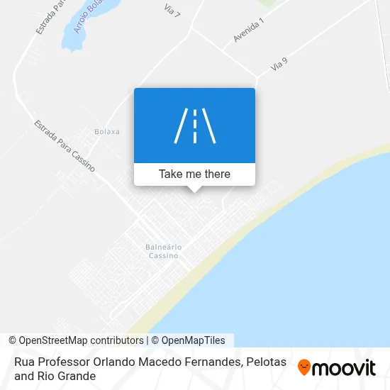 Rua Professor Orlando Macedo Fernandes map