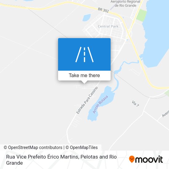 Rua Vice Prefeito Érico Martins map