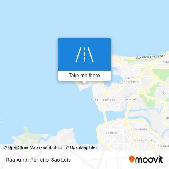 Rua Amor Perfeito map