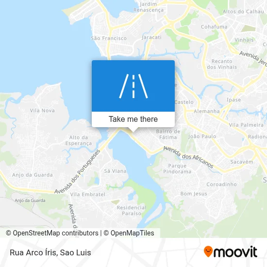 Rua Arco Íris map
