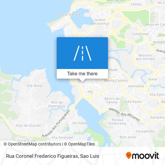 Rua Coronel Frederico Figueiras map