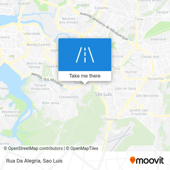 Rua Da Alegria map