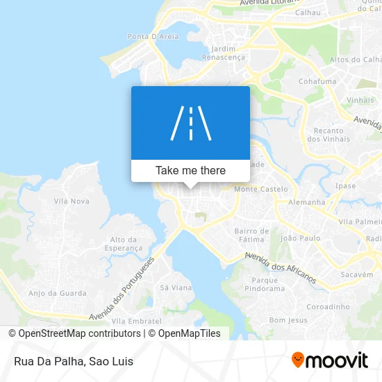 Rua Da Palha map