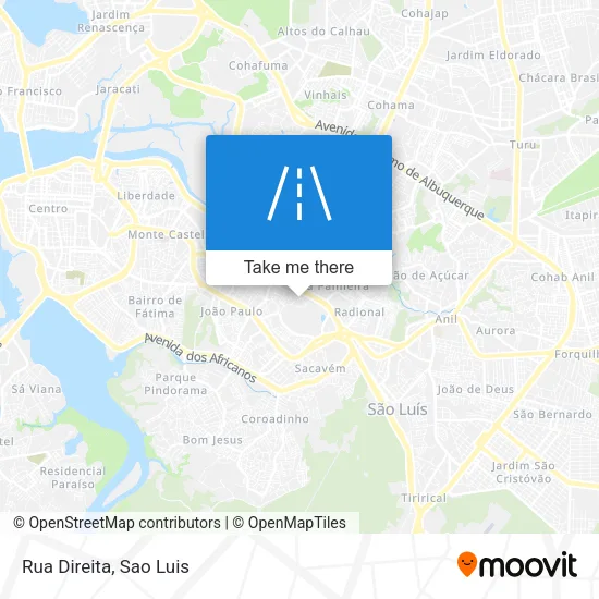 Rua Direita map