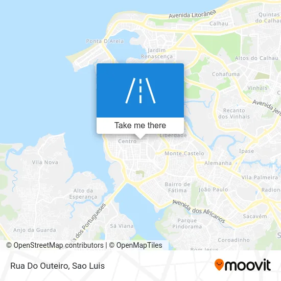 Rua Do Outeiro map