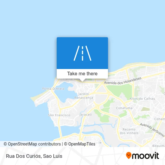 Rua Dos Curiós map