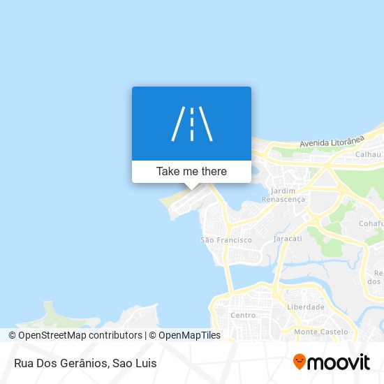 Rua Dos Gerânios map