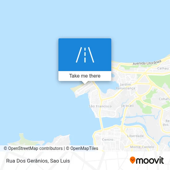 Rua Dos Gerânios map