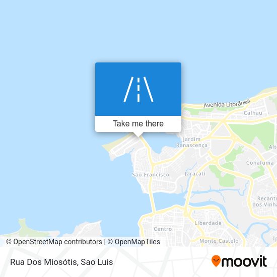 Rua Dos Miosótis map