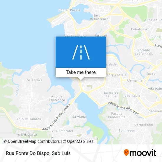 Rua Fonte Do Bispo map