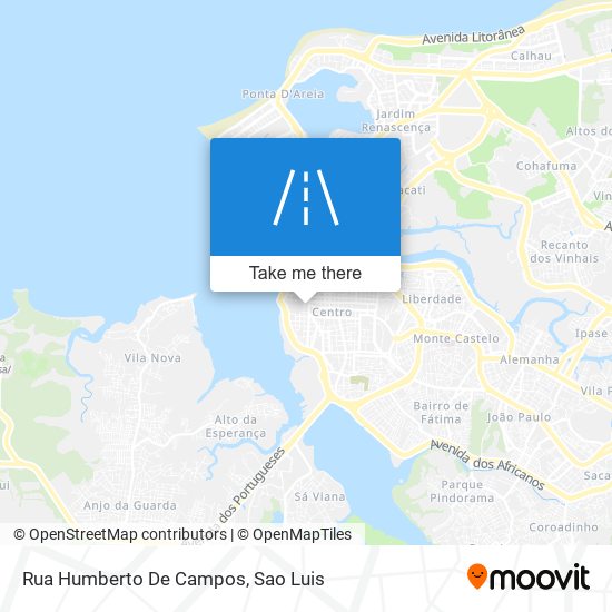 Mapa Rua Humberto De Campos
