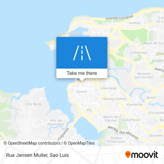 Rua Jansen Muller map
