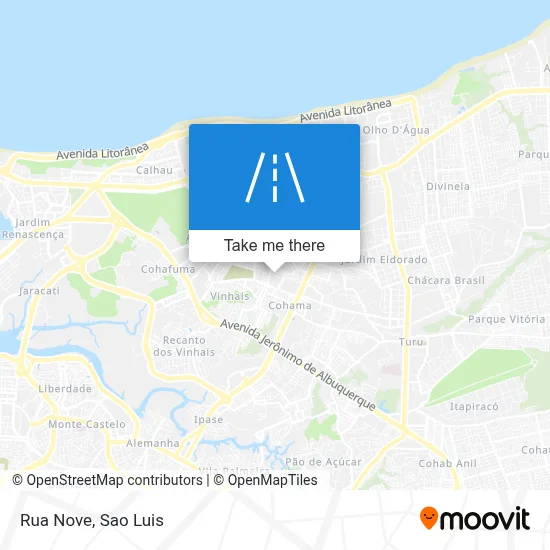 Rua Nove map