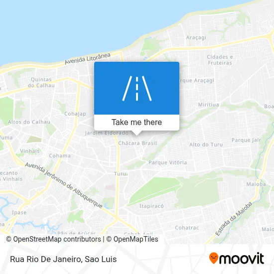 Rua Rio De Janeiro map