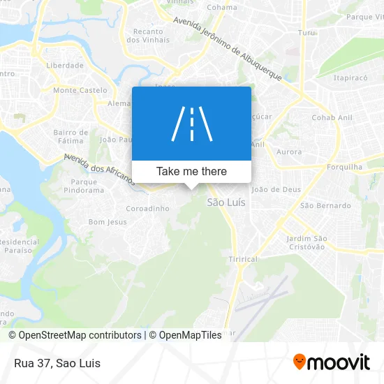 Rua 37 map