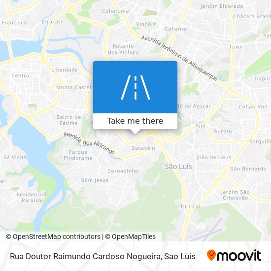 Rua Doutor Raimundo Cardoso Nogueira map