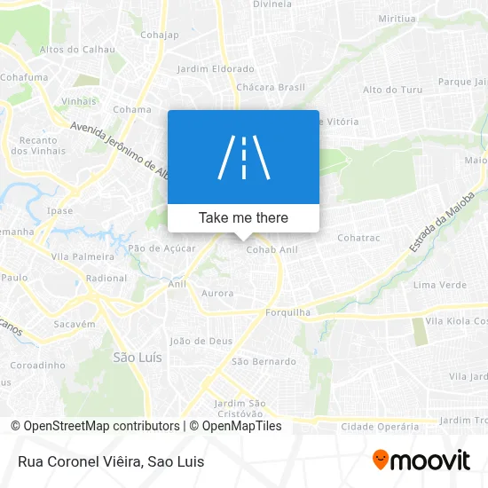 Rua Coronel Viêira map