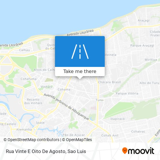 Rua Vinte E Oito De Agosto map